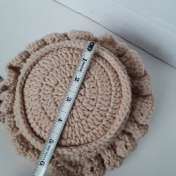 Flower in Basket Crochet Stitches Vintage Decor - Picture 6 of 12